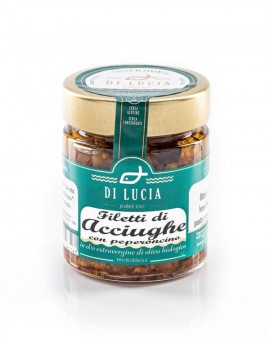 Filetti di acciughe con peperoncino 150 gr - Ciaoone