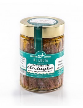 Filetti di acciughe con peperoncino 300 gr - Ciaoone