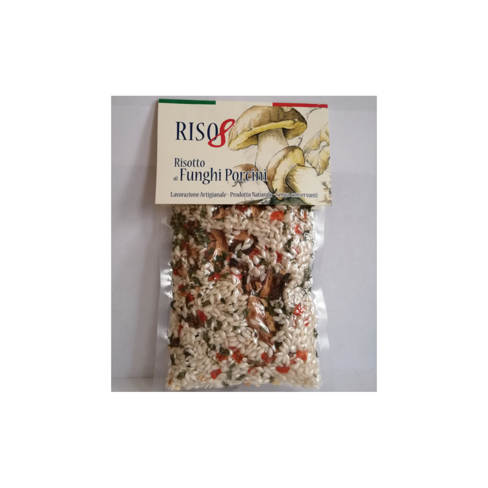 Risotto ai funghi porcini 200gr - Ciaoone Risotto ai funghi porcini 200gr - Ciaoone