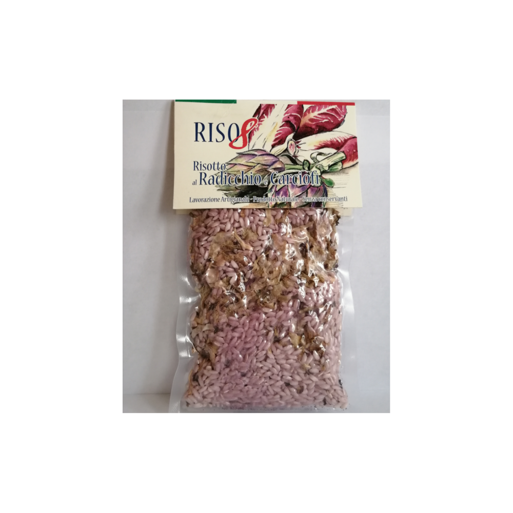 Risotto al radicchio e carciofi 200 gr - Ciaoone