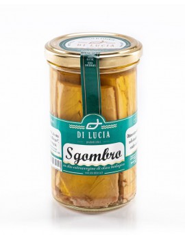 Filetti di sgombro in olio extra vergine di oliva biologico -