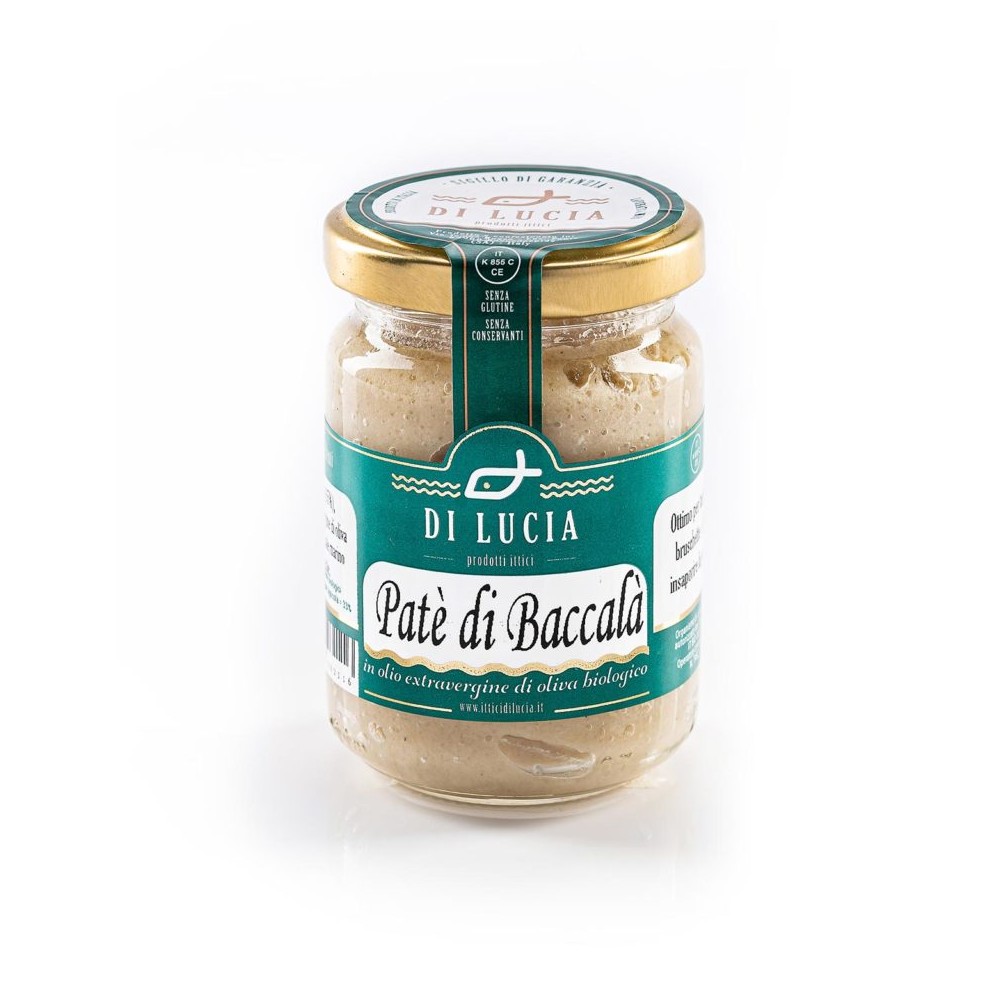 Paté di Baccalà in olio extravergine di oliva biologico -