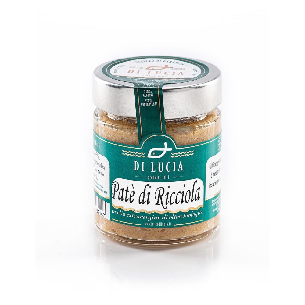 Paté di Ricciola in olio extra vergine di oliva biologico -