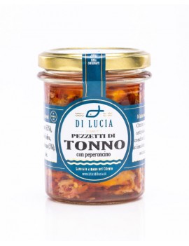 Pezzetti di Tonno con peperoncino in olio d’oliva - Ciaoone