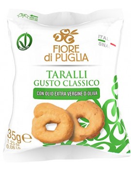 TARALLI CLASSICI 35GR - 60 CONFEZIONI - FIORE DI PUGLIA -