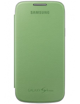 COVER PER SAMSUNG GALAXY S4 MINI FLIP GREEN BULK - Ciaoone
