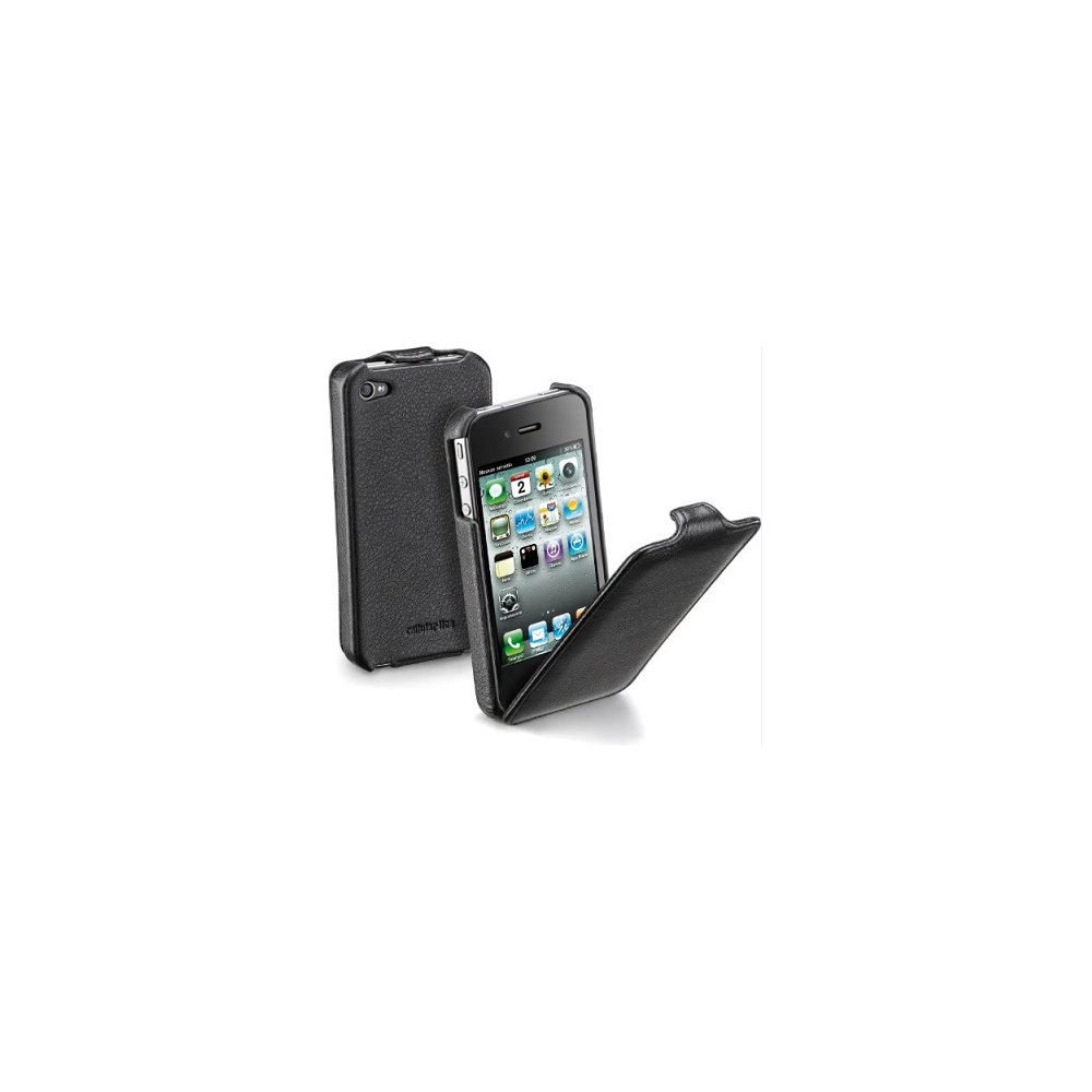 CUSTODIA FLAP CELLULAR LINE FLAPIPHONE4BK CUSTODIA FLAP CELLULAR LINE FLAPIPHONE4BK