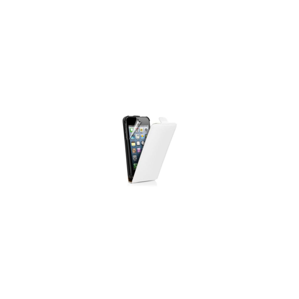 CUSTODIA PER APPLE IPHONE 5 FLIP OEM WHITE - Ciaoone CUSTODIA PER APPLE IPHONE 5 FLIP OEM WHITE - Ciaoone
