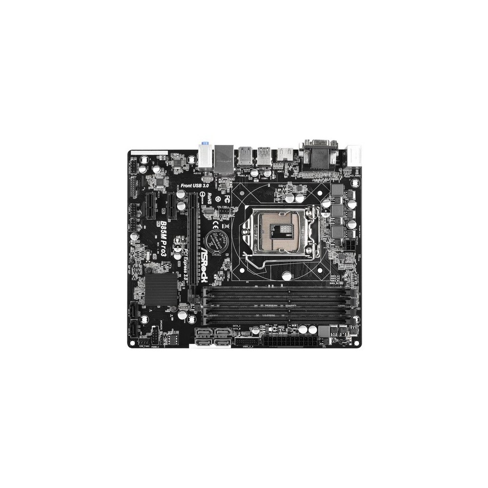 MAINBOARD P4 SLGA1150 ASROCK B85M PRO3 90-MXGV60-A0UAYZ - MAINBOARD P4 SLGA1150 ASROCK B85M PRO3 90-MXGV60-A0UAYZ -
