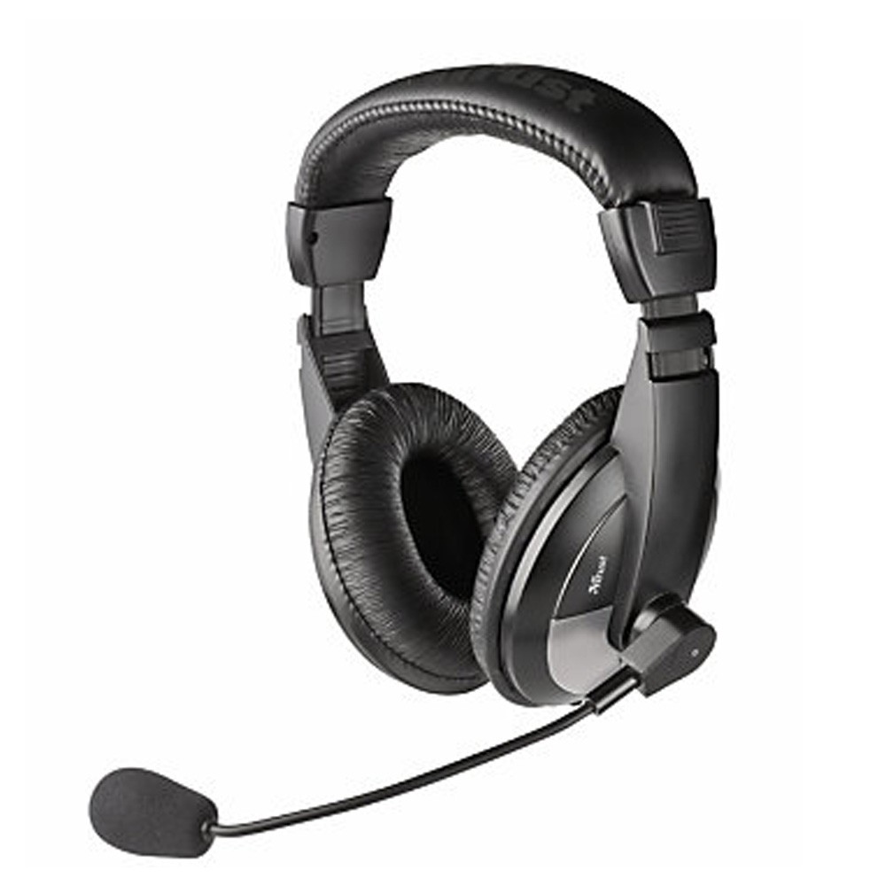 CUFFIE + MICROFONO TRUST QUASAR HEADSET