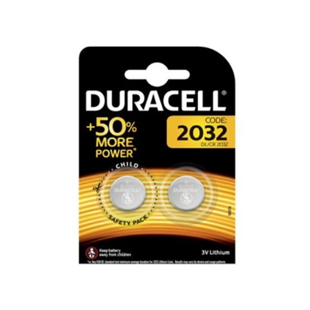 BATTERIA LITIO CMOS 3V 2PZ DURACELL DL-2032