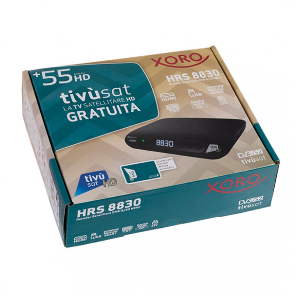 DECODER SATELLITARE HD TIVUSAT XORO