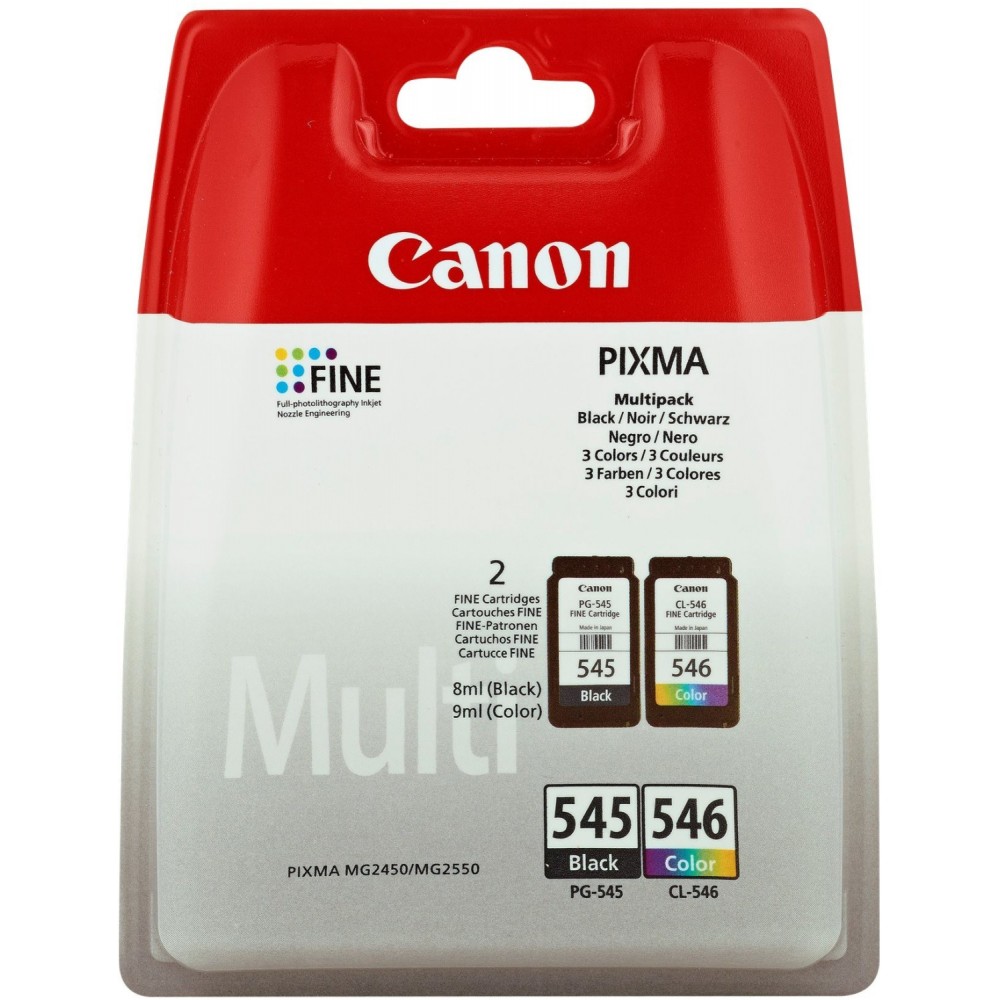 CARTUCCIA CANON 8287B005 PG-545/CL-546 MULTIPACK