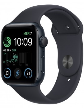 SMARTWATCH APPLE WATCH SE 2 44MM GPS ALLUMINIO MEZZANOTTE