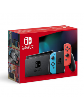 CONSOLE NINTENDO SWITCH (NEW REVISED MODEL 2022) NINTENDO JOY-CON ROSSO/BLU NEON IT