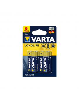 BATTERIA STILO AA ALCALINA 6PZ VARTA LONGLIFE MN1500