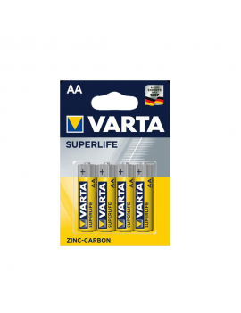 VARTA BATTERIA STILO AA ZINCO CARBONE 4PZ