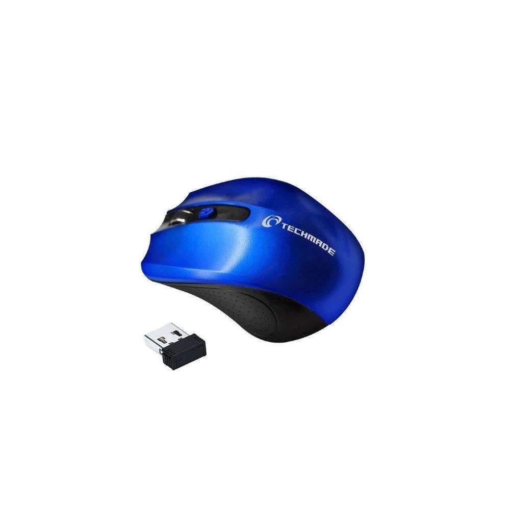 MOUSE OTTICO WIRELESS USB TECHMADE TM-XJ30-BL BLUE