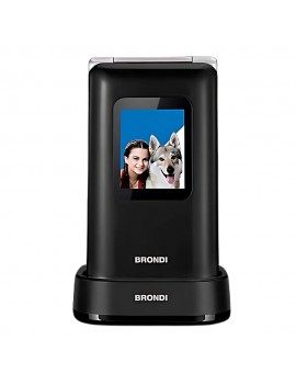 CELLULARE BRONDI AMICO PREZIOSO DUOS BLACK METAL ITALIA