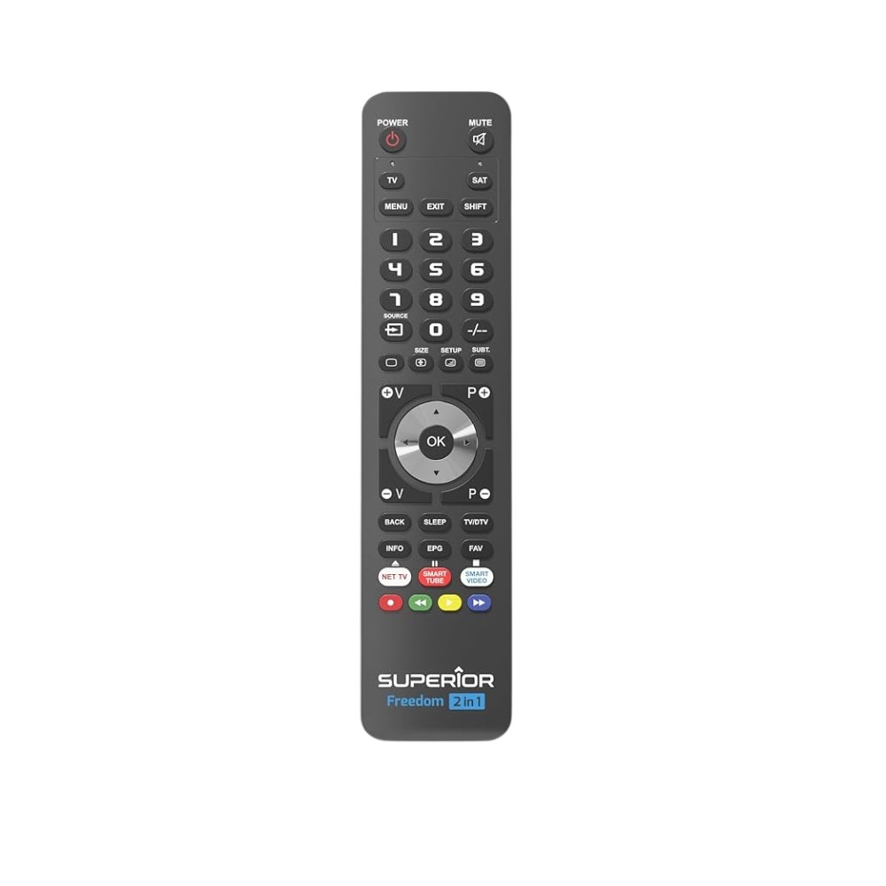 TELECOMANDO UNIVERSALE PER TV SUPERIOR FREEDOM USB 2IN1 BLACK SUPTUB002 TELECOMANDO UNIVERSALE PER TV SUPERIOR FREEDOM USB 2IN1 BLACK SUPTUB002