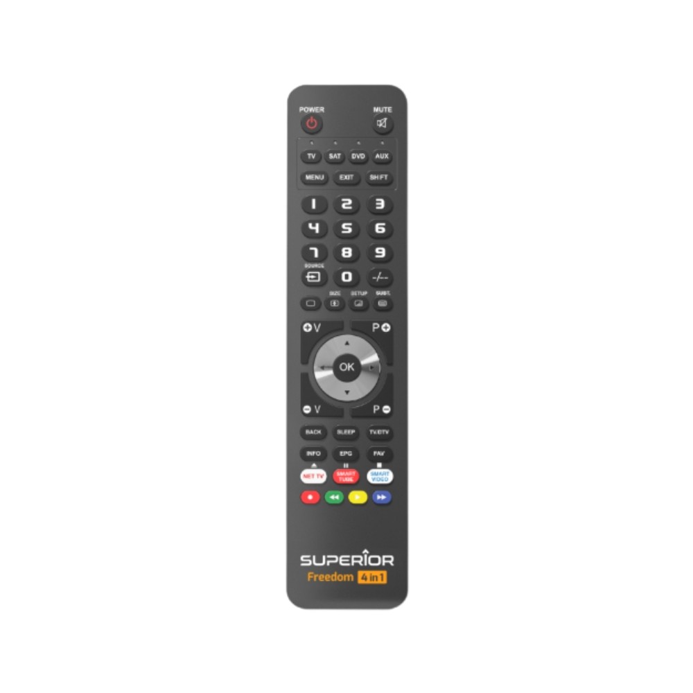 TELECOMANDO UNIVERSALE PER TV SUPERIOR FREEDOM USB 4IN1 BLACK SUPTUB003 TELECOMANDO UNIVERSALE PER TV SUPERIOR FREEDOM USB 4IN1 BLACK SUPTUB003