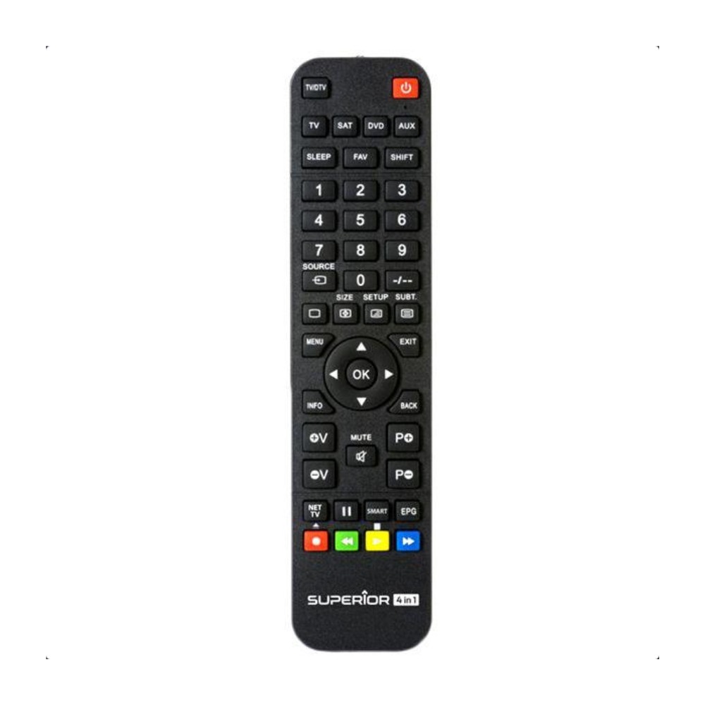 TELECOMANDO UNIVERSALE PER TV SUPERIOR LIGHT 4IN1 SUPTPB006
