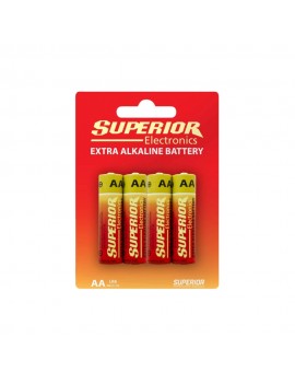 BATTERIA STILO AA ALCALINA 4PZ SUPERIOR SUPBA002