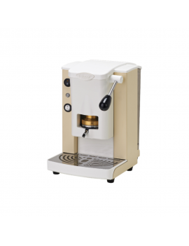 MACCHINA DA CAFFE' FABER SLOT PLAST BASIC TELAIO BIANCO PLASTICHE AVORIO PRESSACIALDA IN OTTONE SPSABBBASOTT
