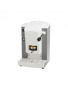 MACCHINA DA CAFFE' FABER SLOT PLAST BASIC TELAIO BIANCO PLASTICHE GRIGIO PRESSACIALDA IN OTTONE SPGRIBBASOTT