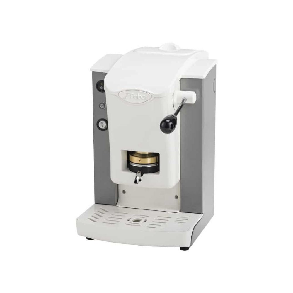 MACCHINA DA CAFFE' FABER SLOT PLAST BASIC TELAIO BIANCO PLASTICHE GRIGIO PRESSACIALDA IN OTTONE SPGRIBBASOTT MACCHINA DA CAFFE' FABER SLOT PLAST BASIC TELAIO BIANCO PLASTICHE GRIGIO PRESSACIALDA IN OTTONE SPGRIBBASOTT