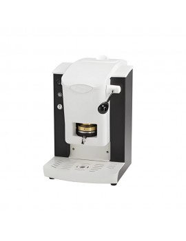 MACCHINA DA CAFFE' FABER SLOT PLAST BASIC TELAIO NERO PLASTICHE BIANCO PRESSACIALDA IN OTTONE SPNERBBASOTT