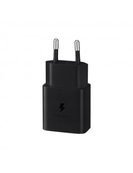 CARICABATTERIA DA RETE SAMSUNG SUPER FAST CHARGING 15W USB-C EP-T1510NBEGEU BLACK.