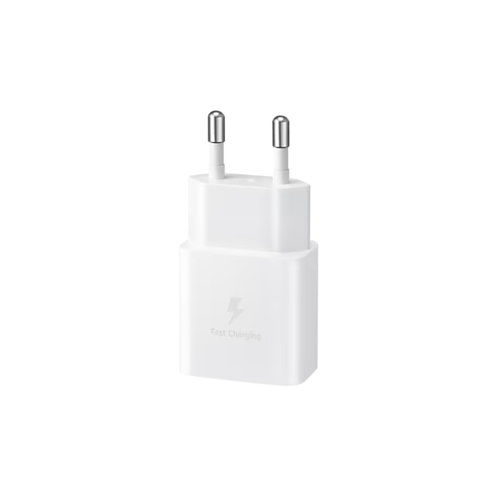 CARICABATTERIA DA RETE SAMSUNG SUPER FAST CHARGING 15W USB-C EP-T1510NWEGEU WHITE.