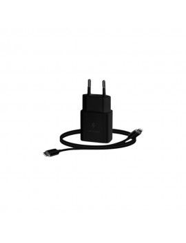 CARICABATTERIA DA RETE SAMSUNG SUPER FAST CHARGING 15W USB-C EP-T1510XBEGEU + CAVO TYPE-C BLACK