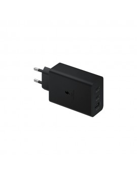 CARICABATTERIA DA RETE SAMSUNG SUPER FAST CHARGING 65W EP-T6530NBEGEU 2 PORTE USB-C/1 PORTA USB-A BLACK