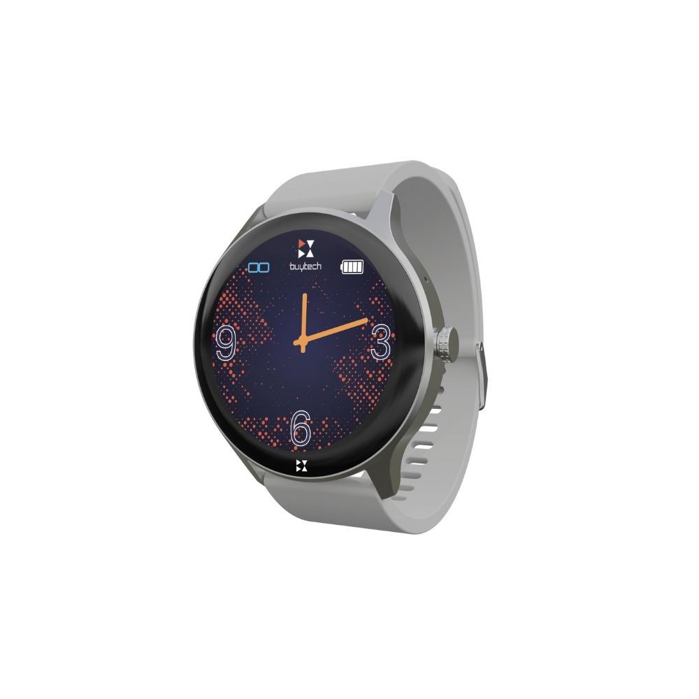 SMARTWATCH BUYTECH BY-BETA-SIL CASSA SILVER CON CINTURINO SILICONE SILVER