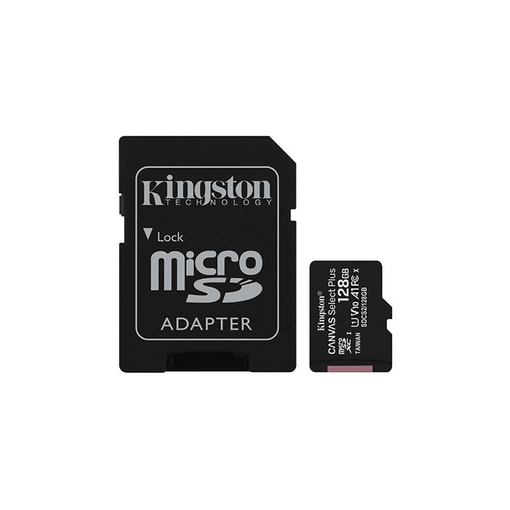 MEMORY CARD MICRO SD/TRANSFLASH 128GB KINGSTON CLASSE 10 SDCS2/128GB