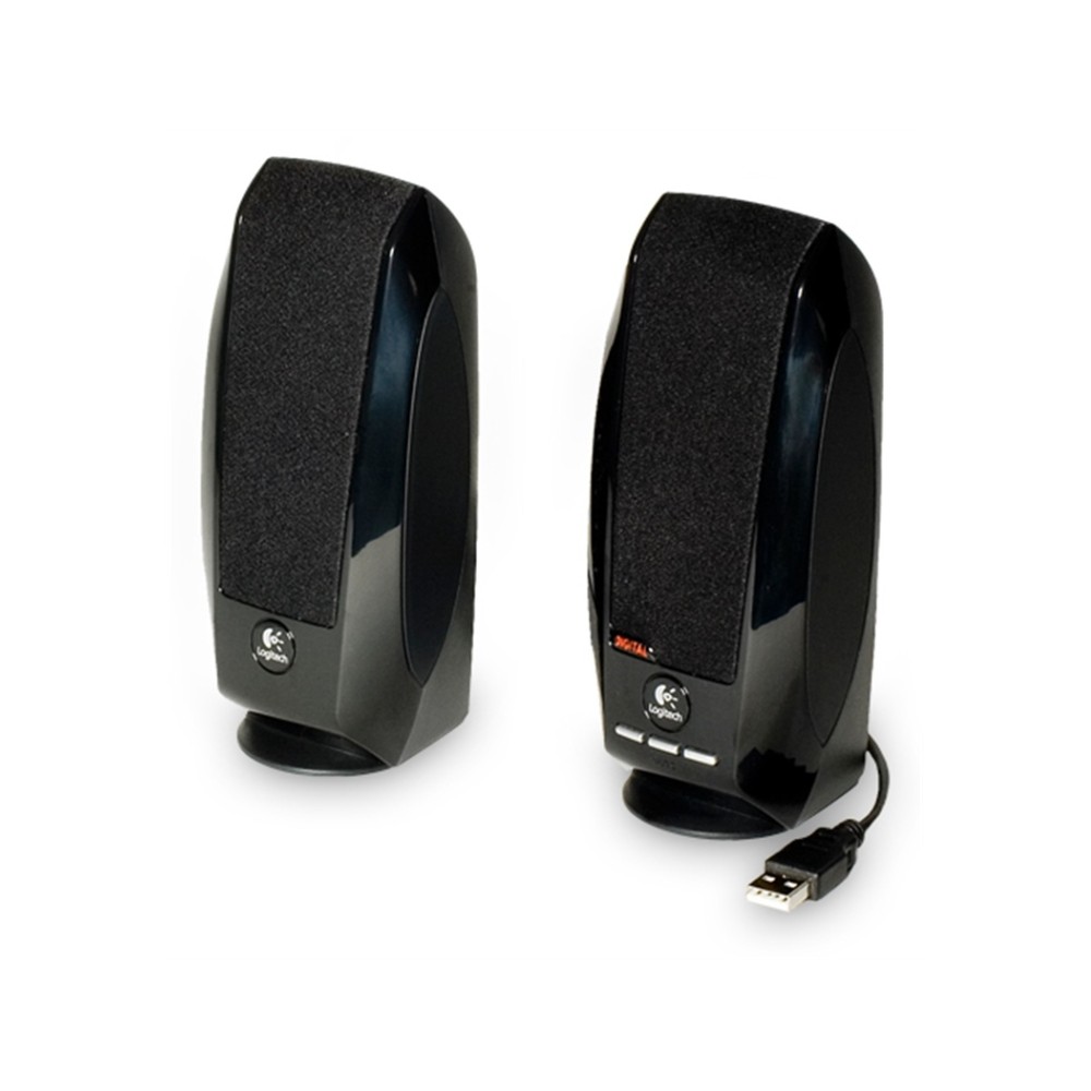 CASSE LOGITECH S150 Black 2.0 USB – 1,2W RMS OEM