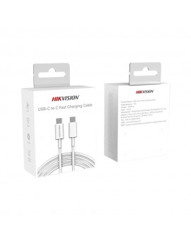 CAVO HIKVISION USB-C TO USB-C, M/M, 1MT, BIANCO, HS-HUB-CBC2C