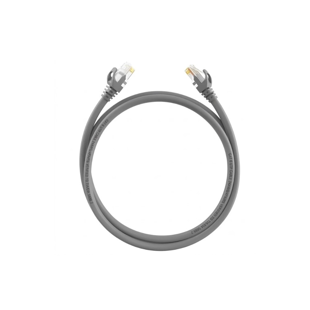 Cavo LAN Hikvision Patch Cord CAT.6 24AWG CU Grigio