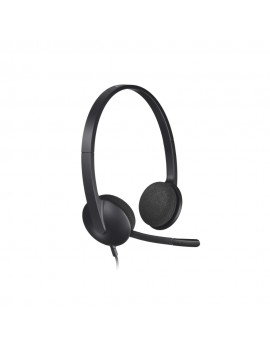 Cuffie Logitech H340 USB con Microfono Integrato – Nero
