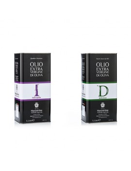 Olio extravergine di oliva ASSORTITO D&I – 2 lattine da 5 litri Olio Mazzarrino