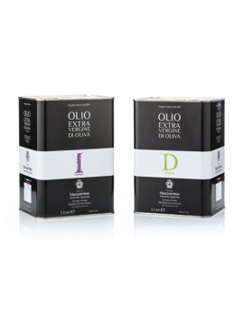 Olio extravergine di oliva ASSORTITO D&I – 2 lattine da 5 litri