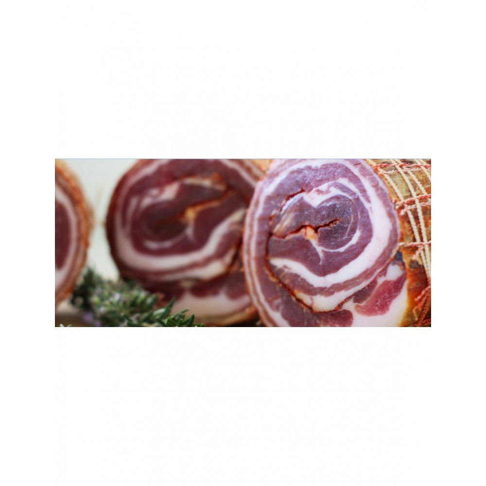 Pancetta arrotolata 500 gr - Ciaoone