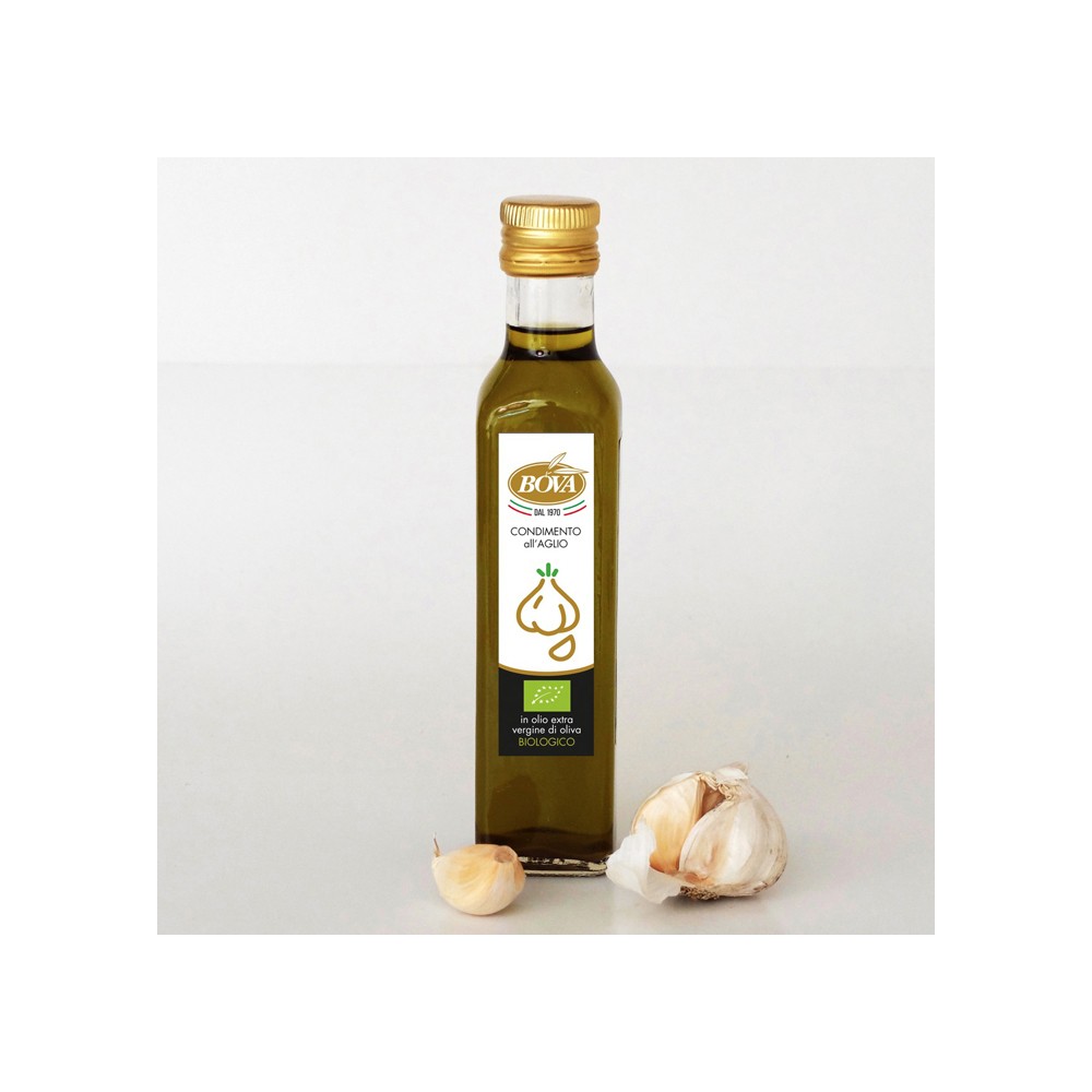 Condimento all aglio in Olio Bio da 250 ml - Ciaoone