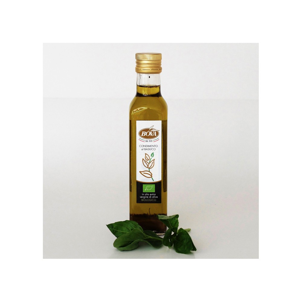 Condimento al basilico in Olio Bio da 250 ml - Ciaoone